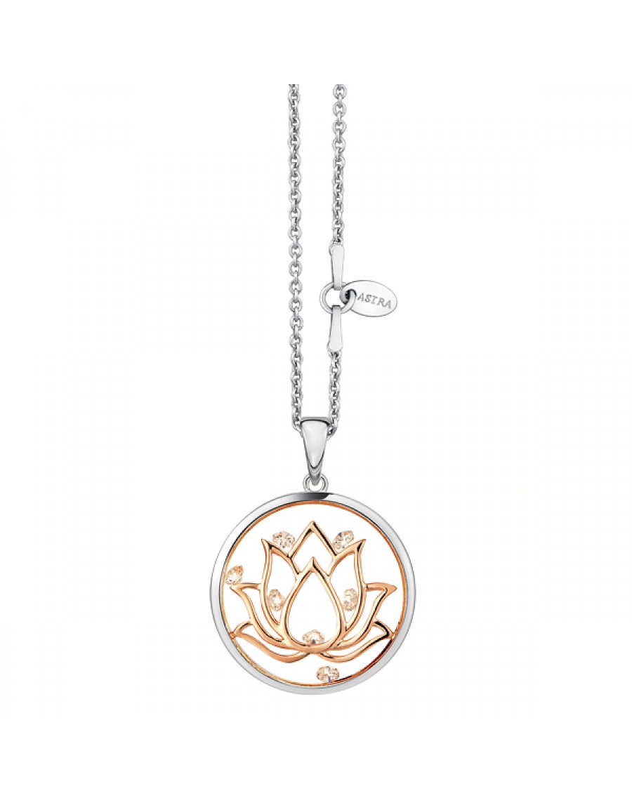 ASTRA Lotus 20mm Necklace | Faith/Luck Story