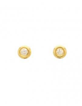 18ct Gold Diamond Stud Earrings