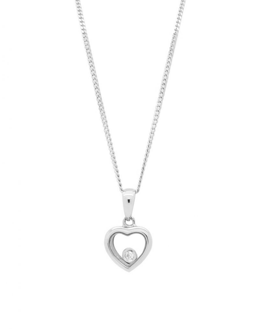 Diamond Heart Pendant | Reve Diamonds