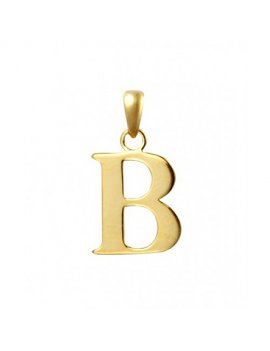 9ct Gold Initial B Pendant