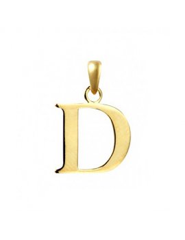 9ct Gold Initial D Pendant