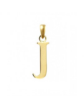 9ct Gold Initial J Pendant