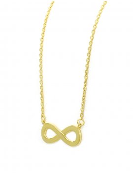 9ct Gold Infinity Necklace