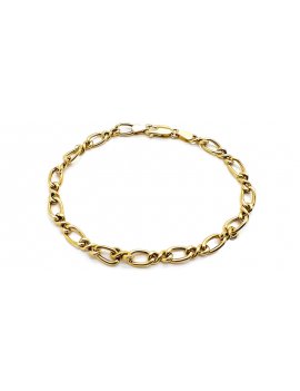 9ct Gold Figaro Link Bracelet