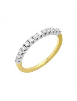 18ct Gold Diamond Half Eternity Ring