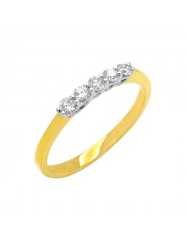 18ct Yellow Gold Diamond Eternity Ring
