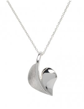 Sterling Silver Heart Necklace MK-679