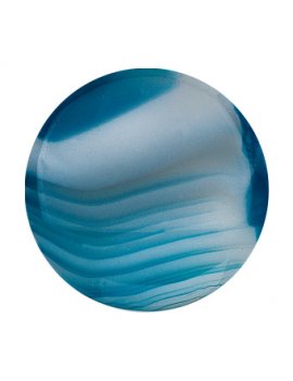 Virtue Keepsake Blue Lace Agate Disc - 32mm