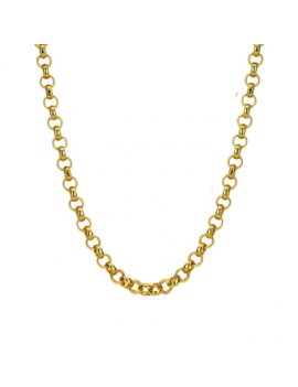 Virtue Keepsake Gold Plated Silver Belcher Chain - 45cm