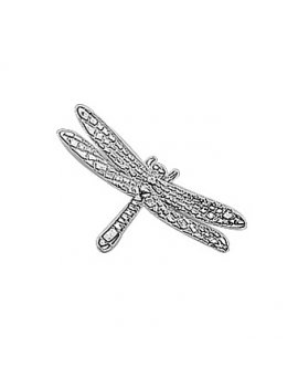 Virtue Keepsake Silver Large Dragonfly Floating Charm